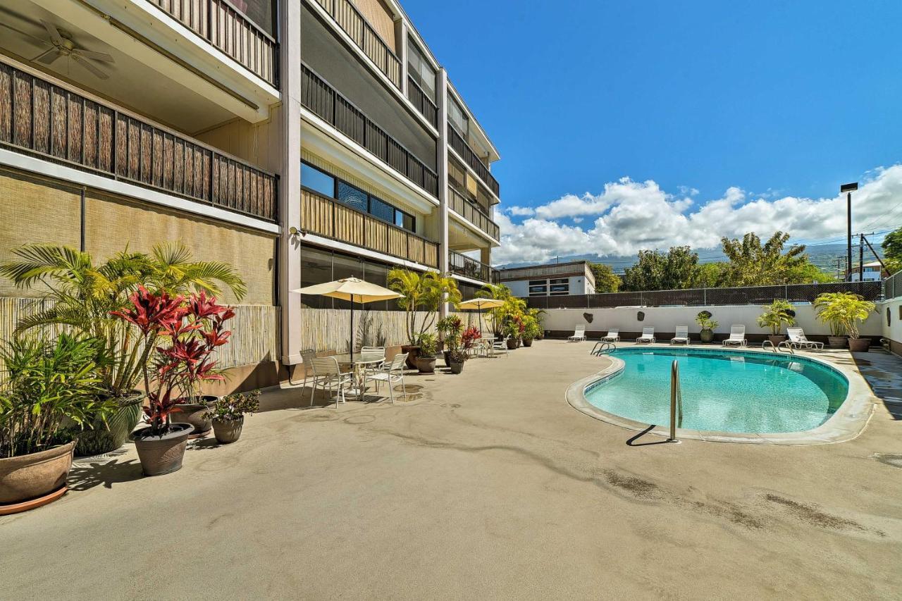 Downtown Air Conditioned Condo Walk To Beaches Kailua-Kona Exterior photo